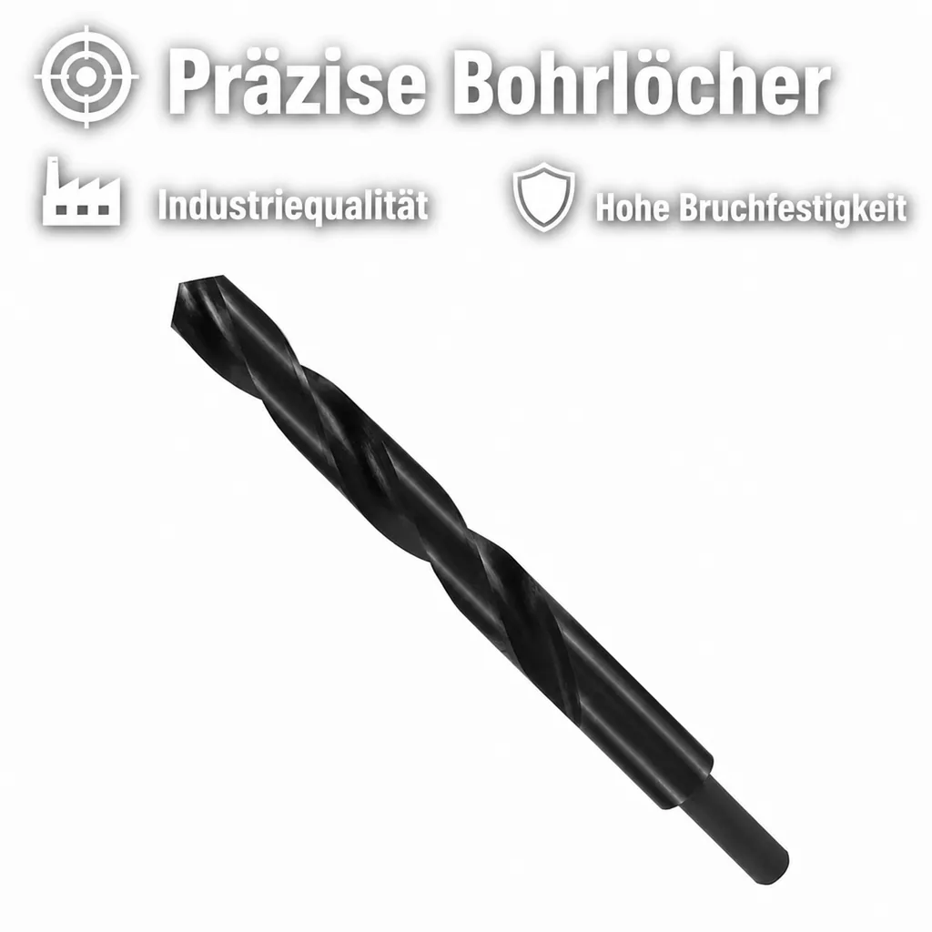 HSS Bohrer 17mm, Metallbohrer, Spiralbohrer DIN 338