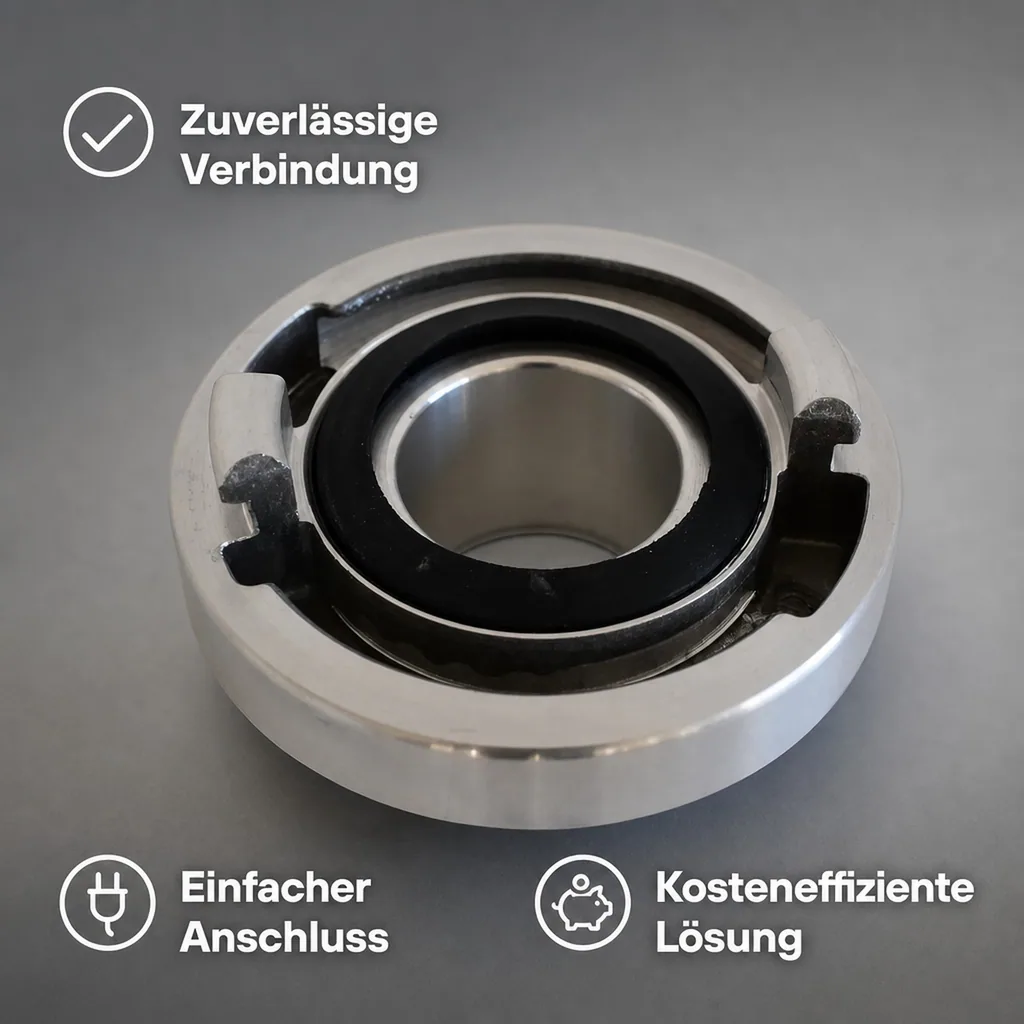 Storz Kupplung, C Kupplung, 2" AG, Feuerwehrkupplung, System Kupplung