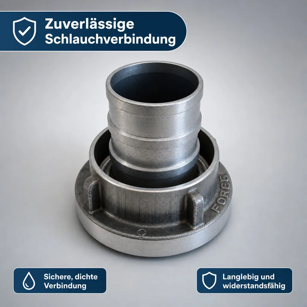 Storz Kupplung, C Kupplung 50mm, Feuerwehrkupplung, Schlauchkupplung