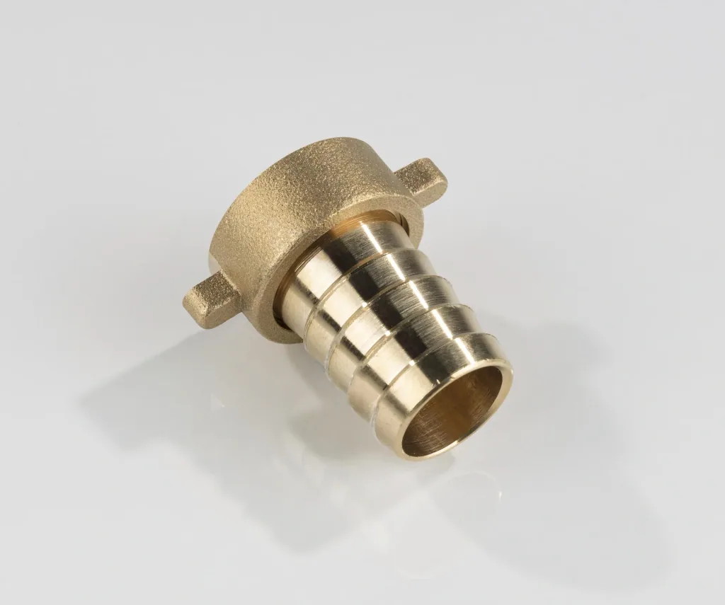 Schlauchverschraubung aus Messing, 3/4" Tülle mit 3/4" Innengewinde
