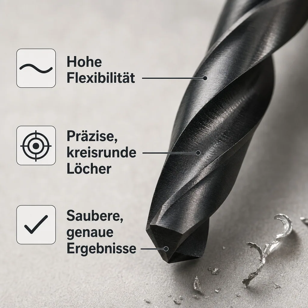 Spiralbohrer, HSS Bohrer, Metallbohrer 4,5 mm, DIN 338