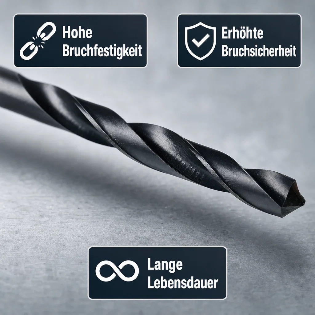Spiralbohrer, HSS Bohrer, Metallbohrer 4,5 mm, DIN 338