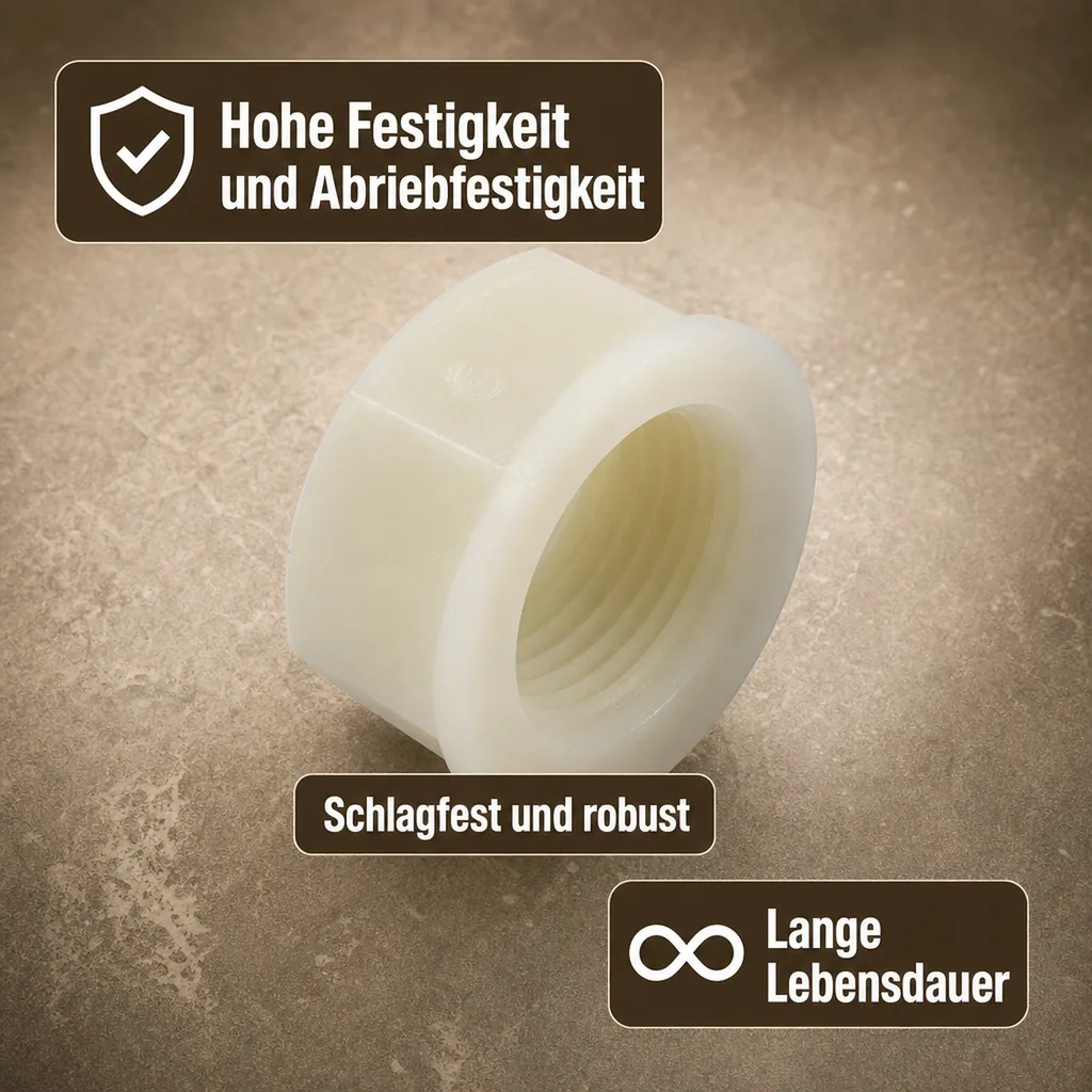 Schlauchverbinder 1 Zoll, Kunststoff Endkappe, Garten, Schlauchkupplung