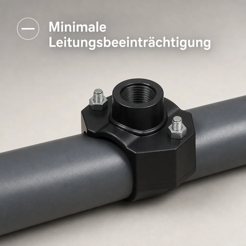 PP Anbohrschelle 63mm, Anbohrschelle für PE Rohr, Bewässerung