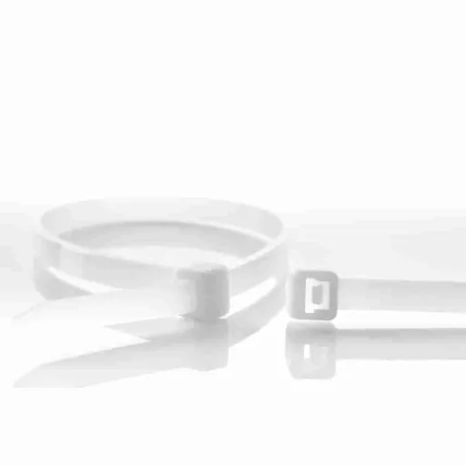 Kabelbinder, 100 Stück, 200x3,6mm, natur, PA6.6, industrie qualität