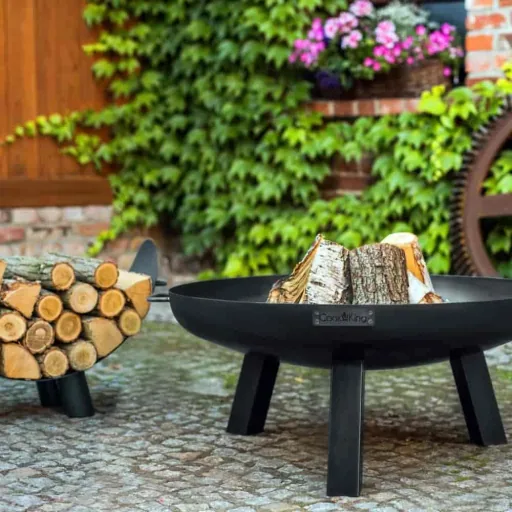 Feuerschale, Garten, 60 cm, Stahl Feuerschale