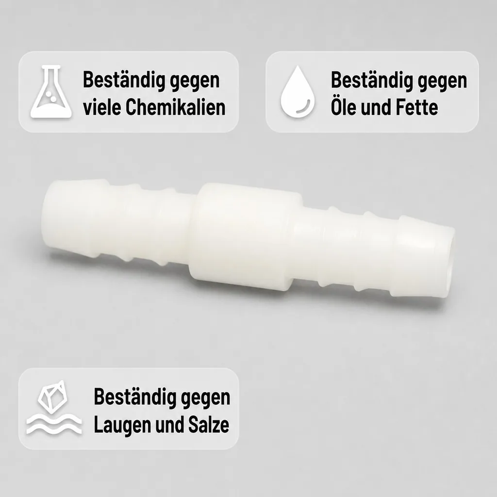 Schlauchverbinder 10mm, Kunststoff Tülle, Schlauchverbindung
