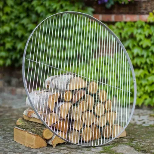 Grillrost Edelstahl, 70 cm, runder Grillrost, Grillzubehör