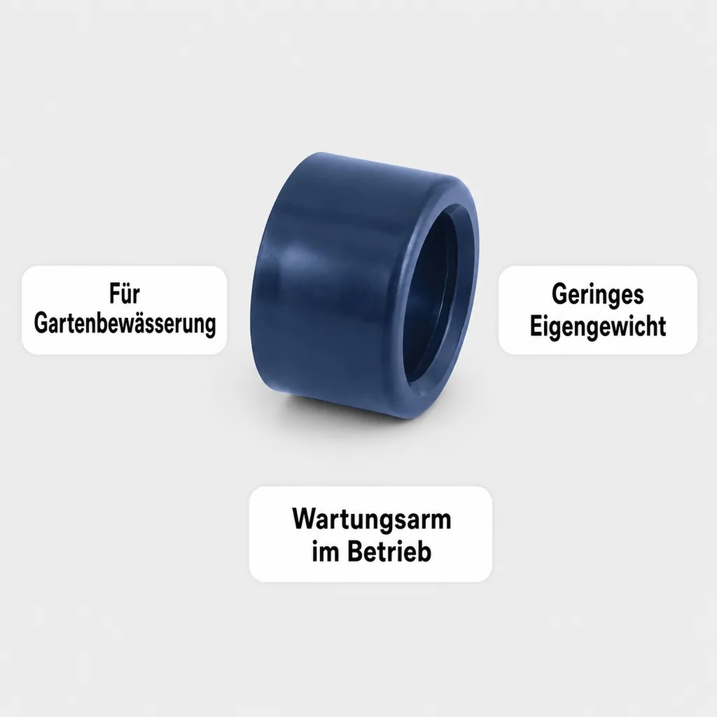PVC Reduzierung 40 x 32 mm, kurz, PN16, Fitting, Reduzierstück