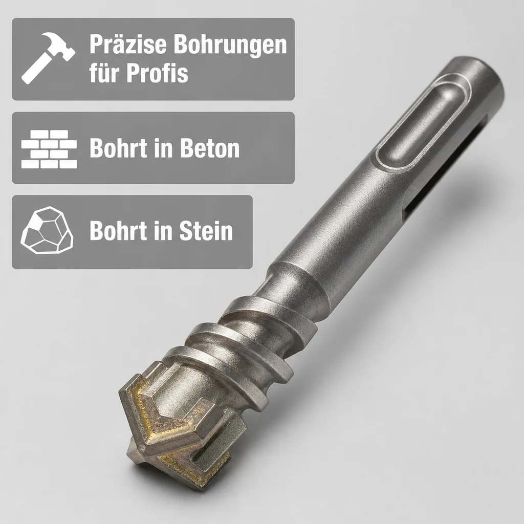 Hammerbohrer SDS Plus 14mm, Betonbohrer, Steinbohrer