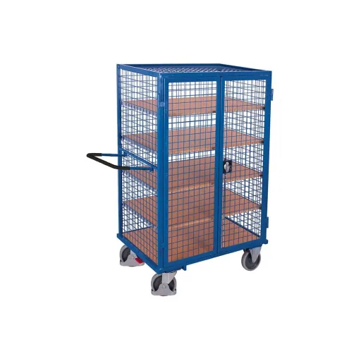 Etagenwagen, Werkstattwagen, 500 kg Traglast, mit Flügeltüren
