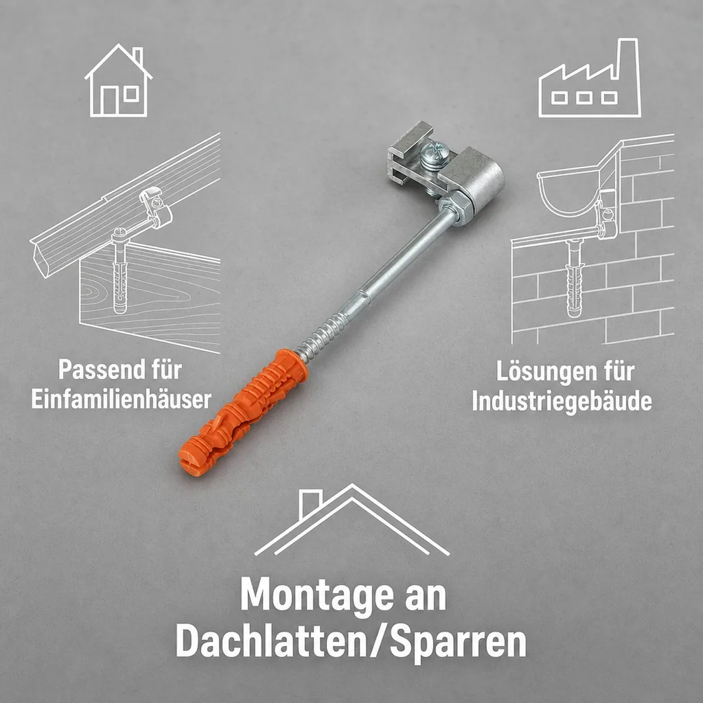 Haken für PVC-Bügel (Metall) 250mm