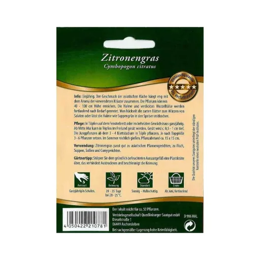 Zitronengras kaufen, Zitronengras pflanzen, asiatische Kräuter
