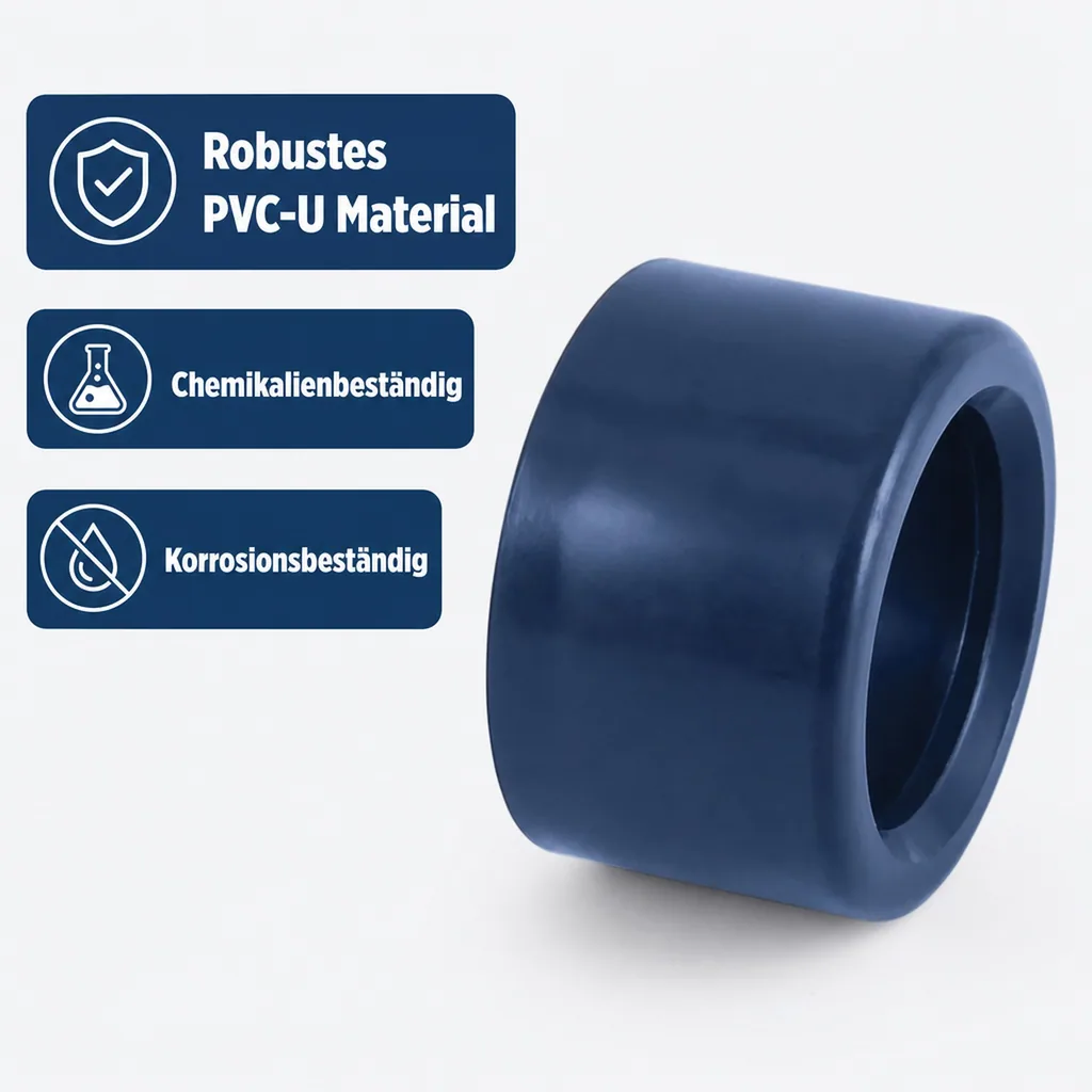 PVC Reduzierung kurz 32 x 20 mm PN16, Klebefitting
