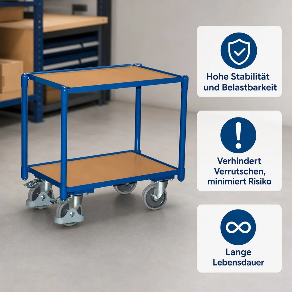 Euro Rollwagen, Systemroller, 250kg Traglast, für Euroboxen