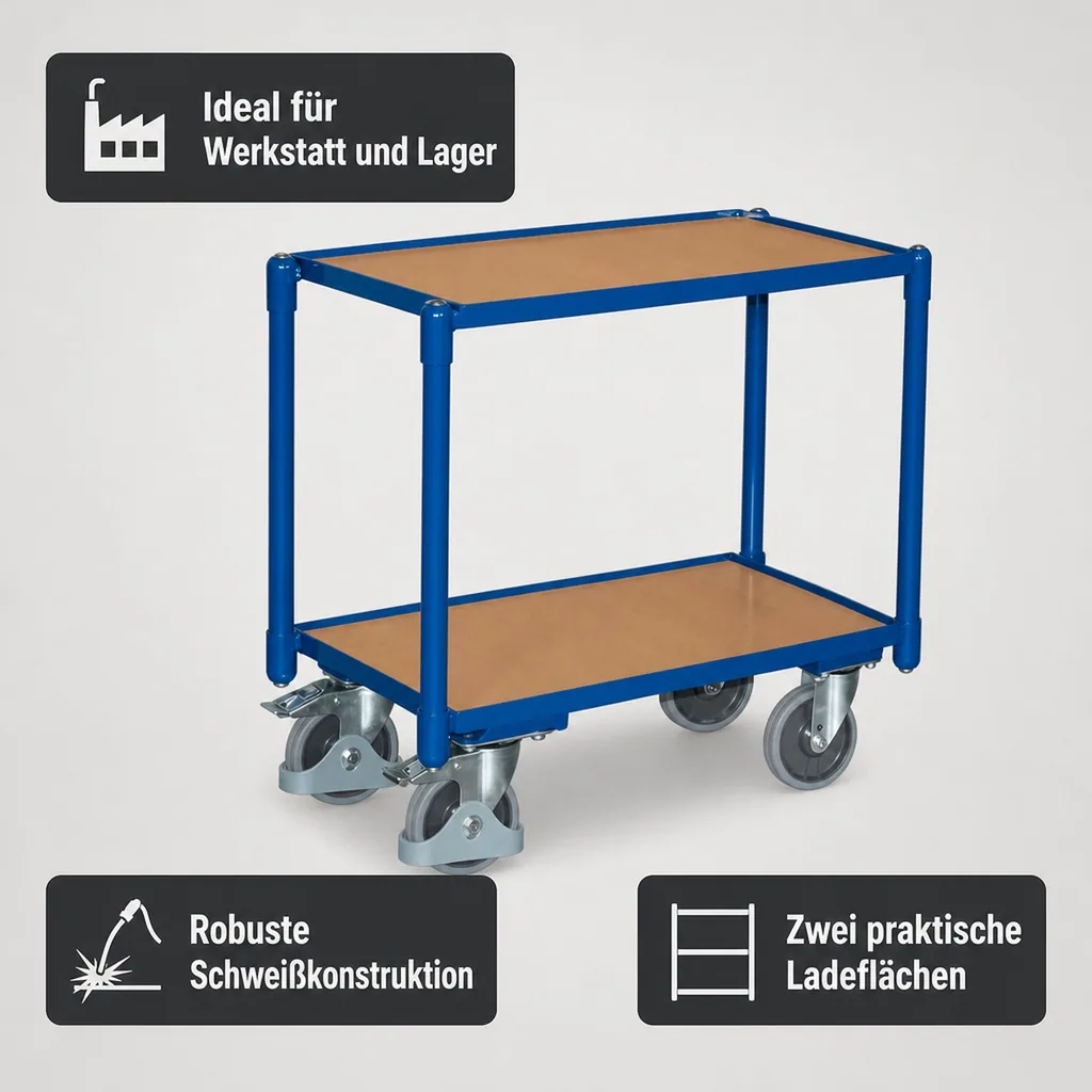 Euro Rollwagen, Systemroller, 250kg Traglast, für Euroboxen