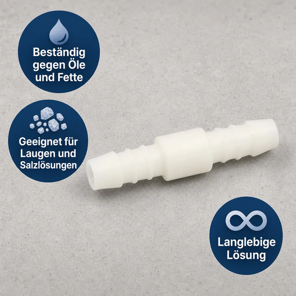 Schlauchverbinder 12mm, Kunststoff