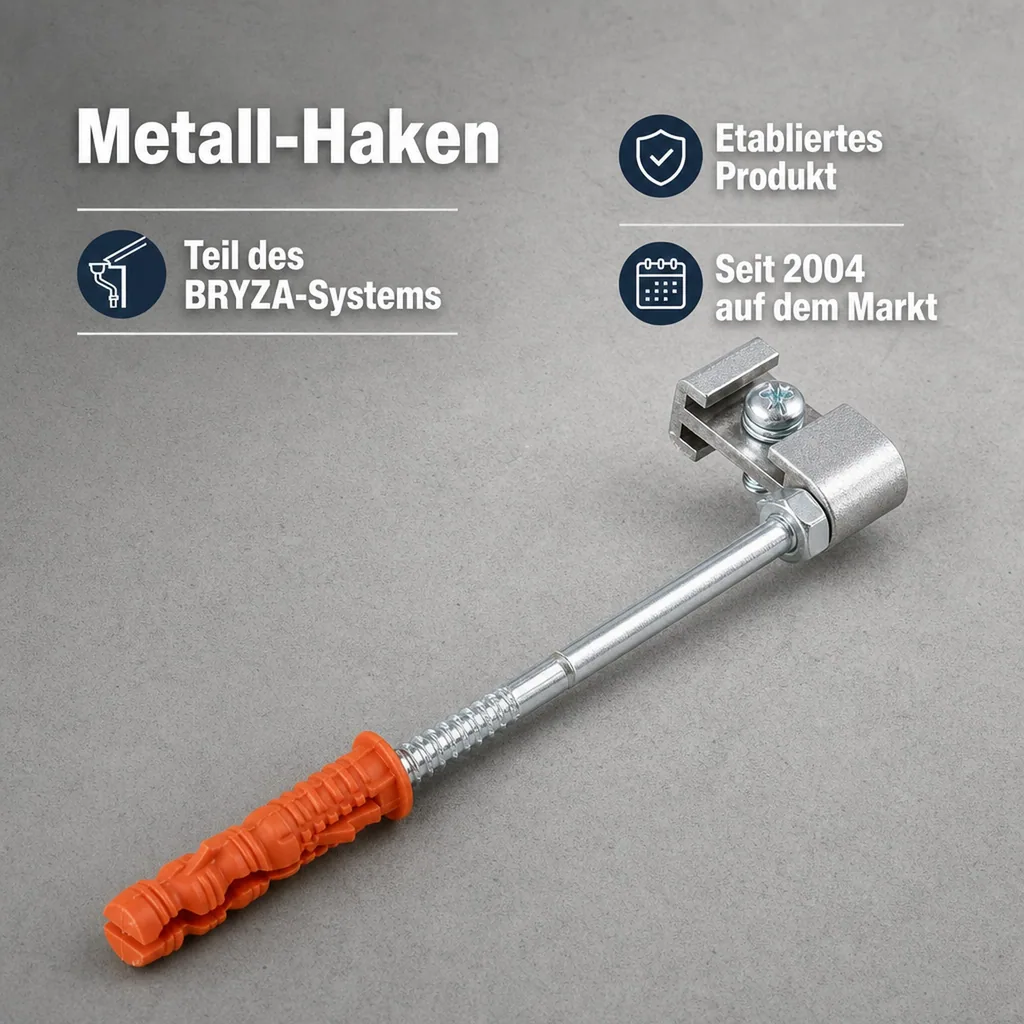 Haken für PVC-Bügel (Metall) 220mm