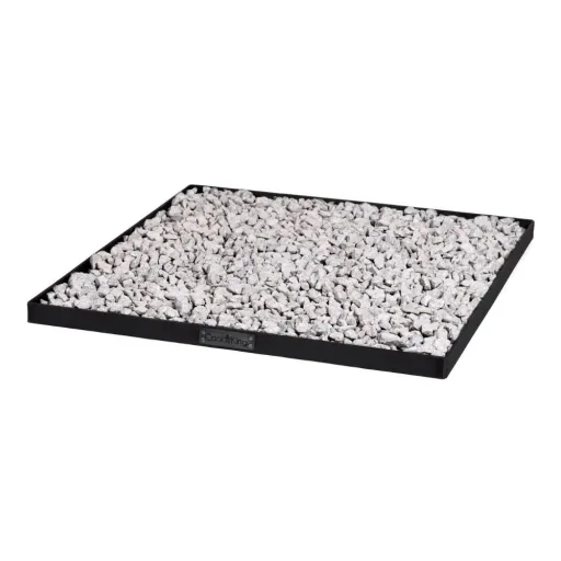Feuerschalen Unterlage, Feuerstelle Unterlage, quadratisch 120x120 cm