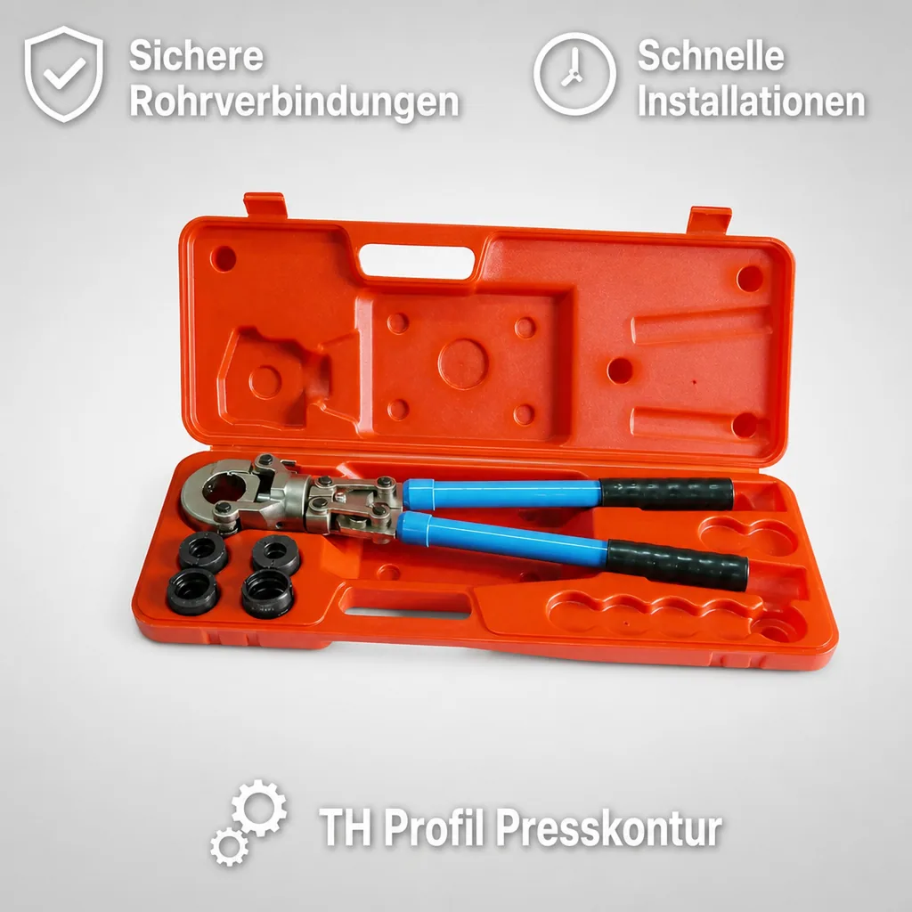 Presszange TH Profil, Verbundrohr Presszange, Handpresszange
