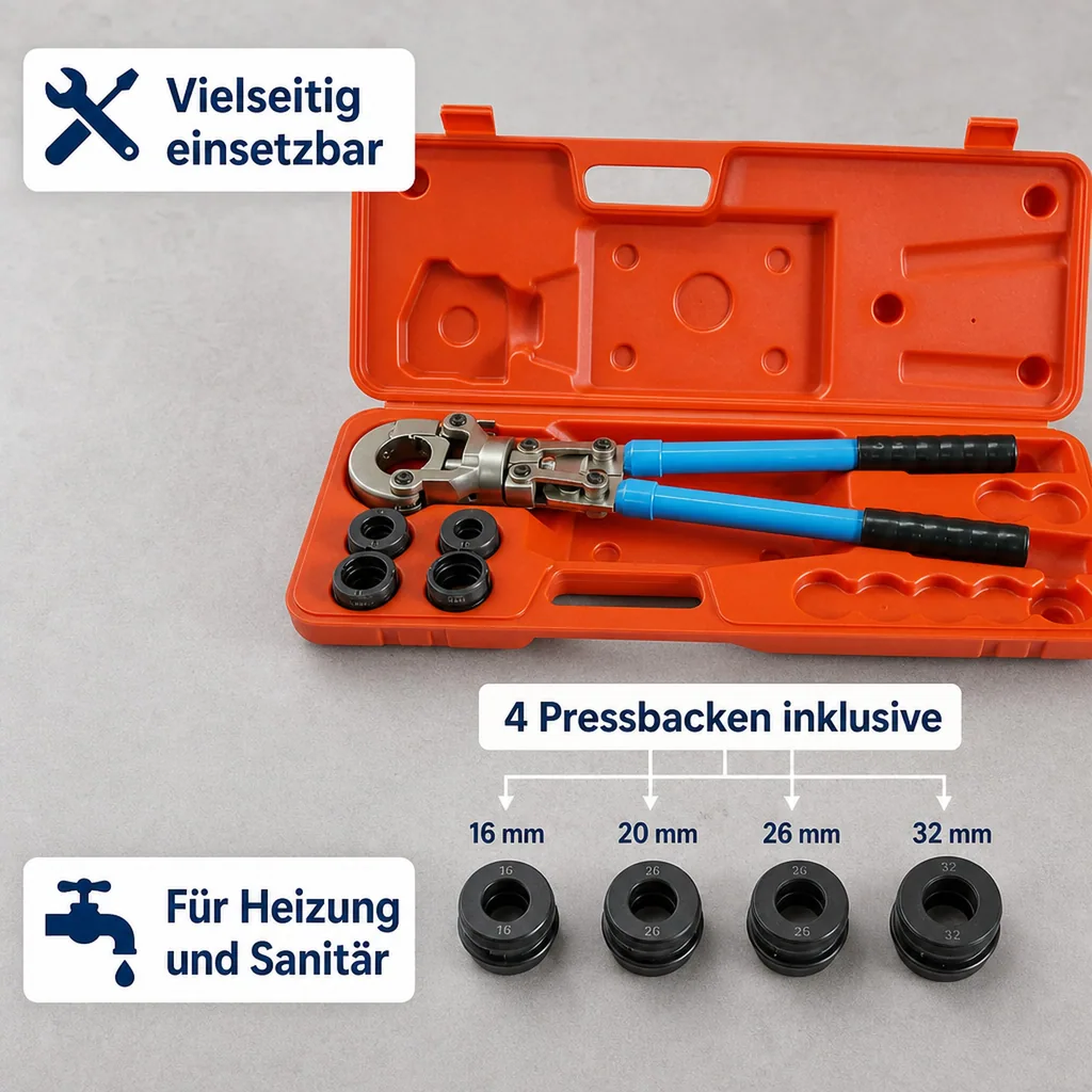 Presszange TH Profil, Verbundrohr Presszange, Handpresszange