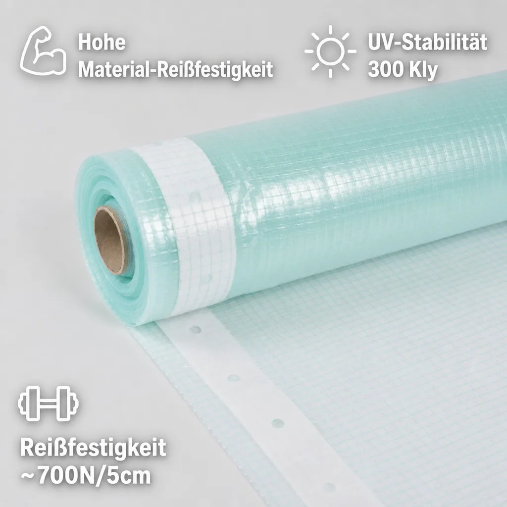 Gitterfolie m. Nagelrand 3 Breite x 2 Meter