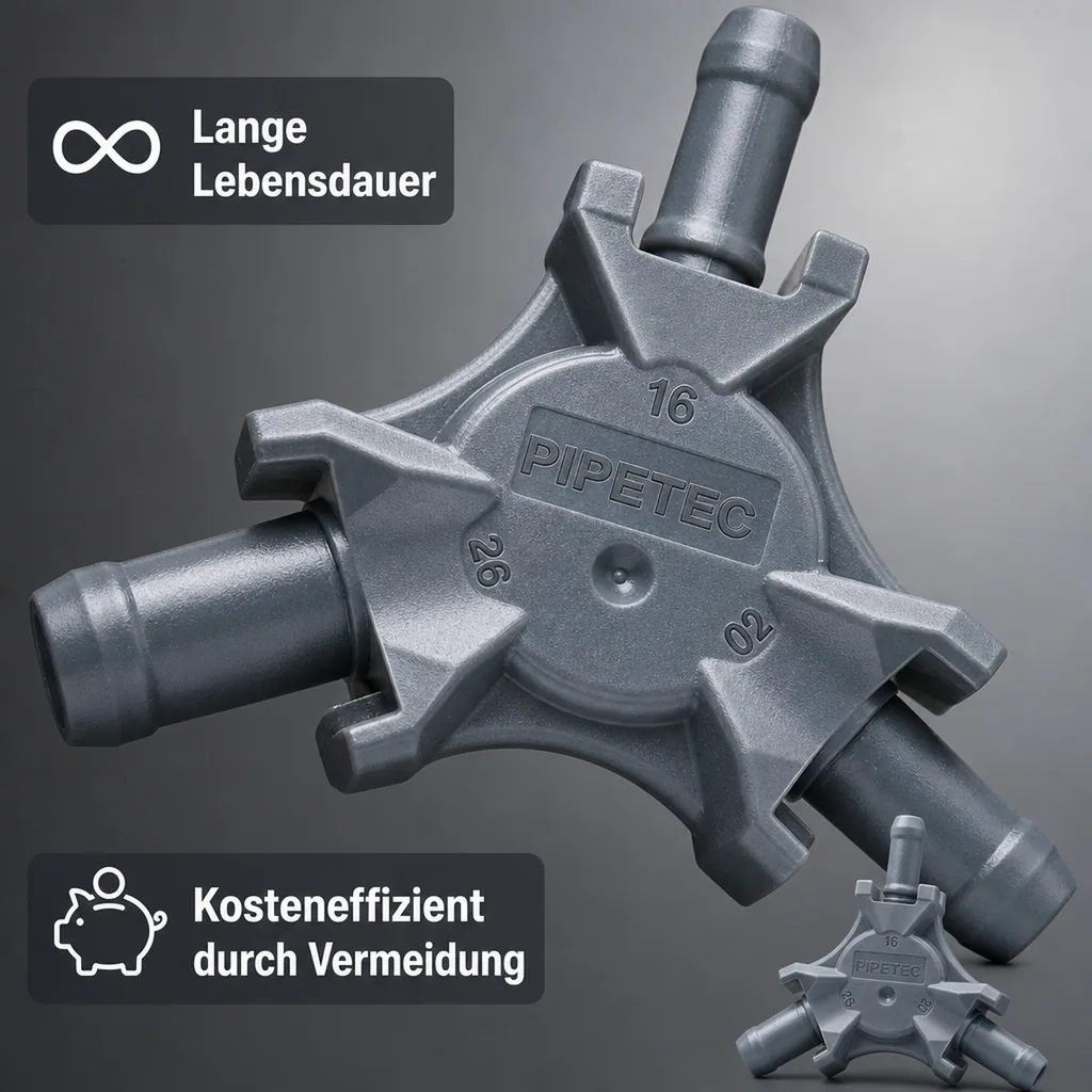 Rohr Kalibrierer, Stern Kalibrierer Set, 16x2 mm, 20x2 mm, 26x3 mm