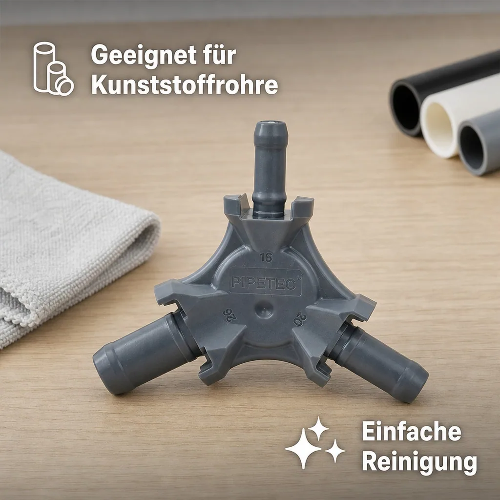Rohr Kalibrierer, Stern Kalibrierer Set, 16x2 mm, 20x2 mm, 26x3 mm