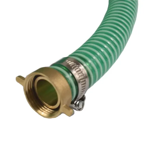 1"/25mm Saug- + Druckschlauch mit 1" AG Schlauchtülle + 1" IG 2/3 Verschraubung 4m