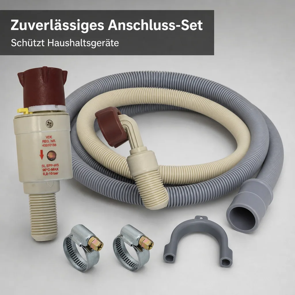 Aquastop Schlauch 1.5m, Schlauch Anschluss Set, Waschmaschine & Spülmaschine