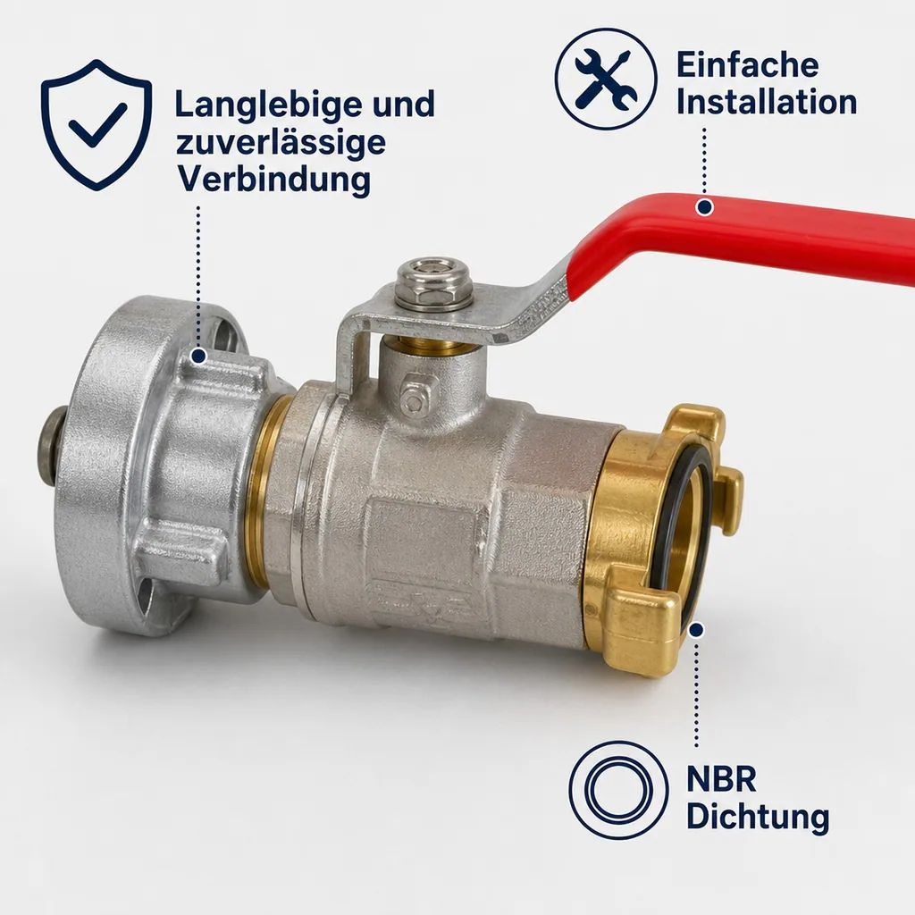 Storz Kupplung D, Feuerwehrkupplung, Übergangsstück, Klauenkupplung