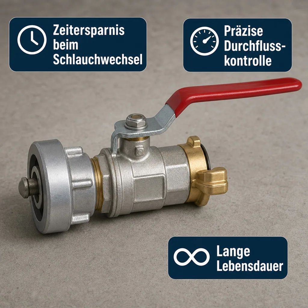 Storz Kupplung D, Feuerwehrkupplung, Übergangsstück, Klauenkupplung