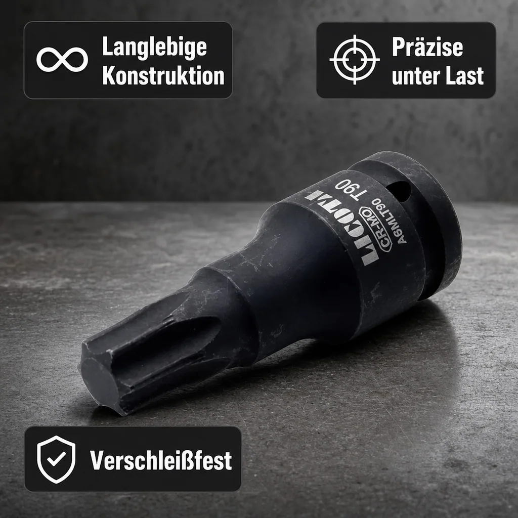 Innensechskant Nuss, Schlagschrauber, 3/4 Zoll, T70, Industriequalität