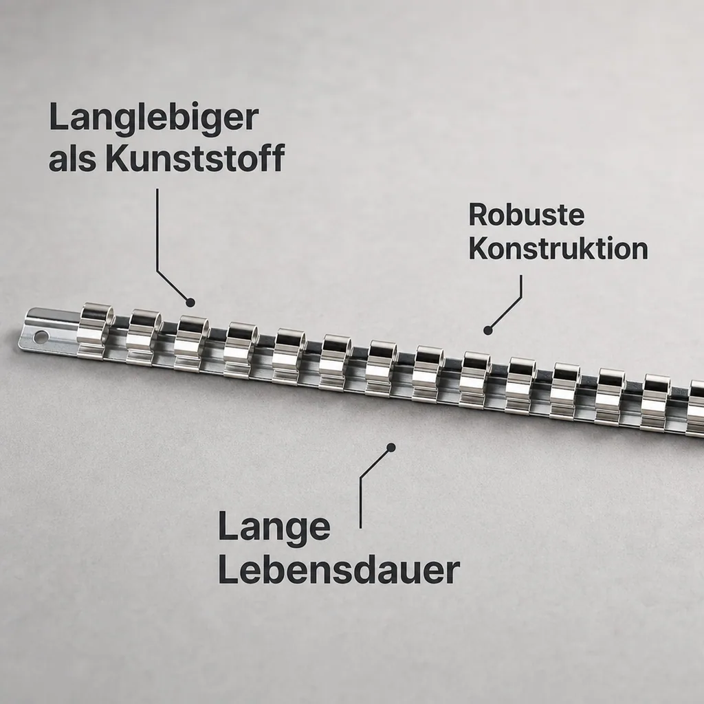 Steckschlüssel Halterung, Steckschlüssel Schiene, Werkzeugleiste Metall
