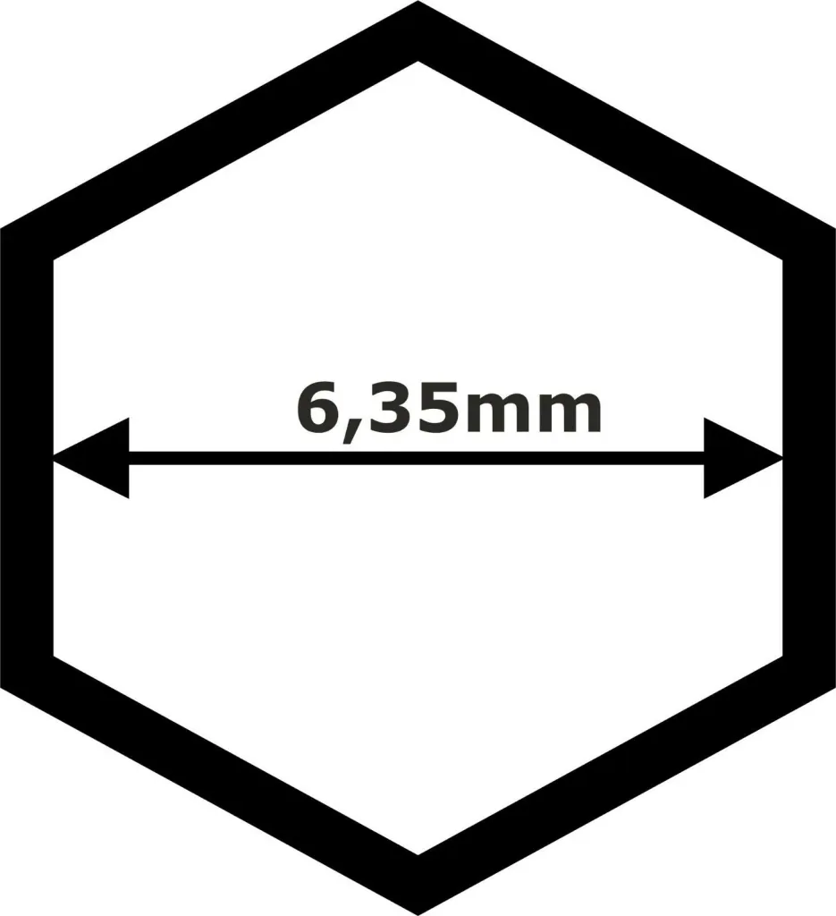 SDS Plus Bithalter Magnetisch, 6,35mm Hex, 80mm