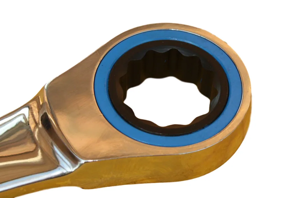 Ringratschenschlüssel 23mm, 72 Zähne, Feinverzahnung, Industrie Qualität