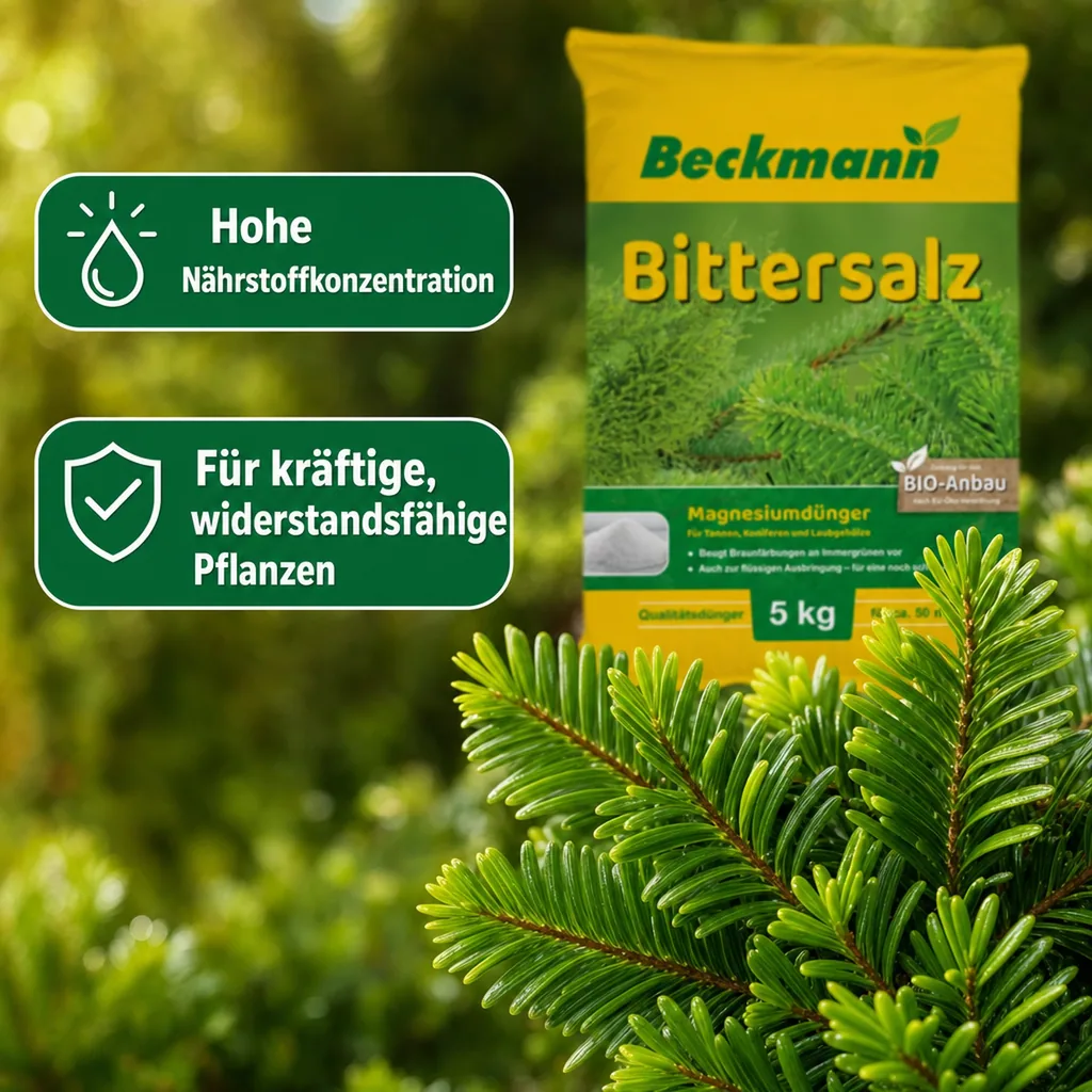 Bittersalz 5kg, Magnesiumsulfat, Nadelbaumdünger