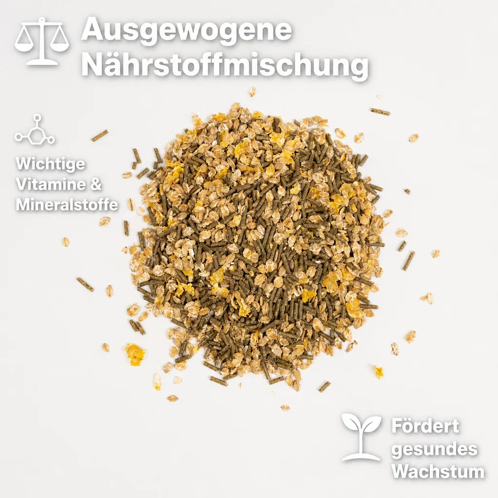 Hirschfutter 20kg, Rehfutter, Schaffutter, Ziegenfutter, Flockenmischung für Pflanzenfresser