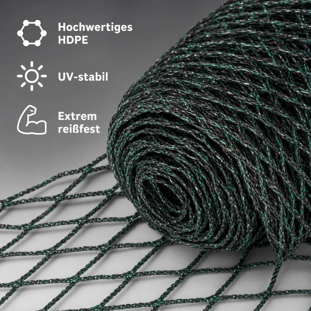 Teichschutznetz 16 m x 50 m (800m²)