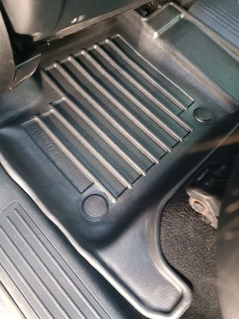Gummifußmatten Auto 3D für Mercedes Benz X166 GLS (2015-2019), passgenau, rutschfest, mit hohem Rand