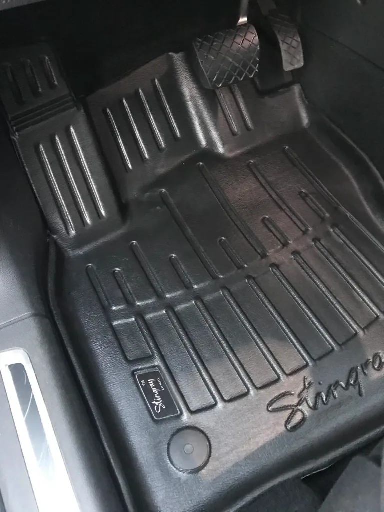 Gummifußmatten Auto für Volkswagen Tiguan II (2015-2024), 3D, passgenau, mit hohem Rand, geruchlos